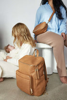 The Baby Bag Backpack- By Tottie (Tan)