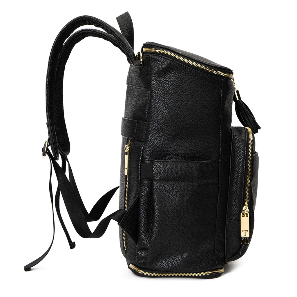 Travel Backpack in Black Gold | Travel Bag for Women | Tottie