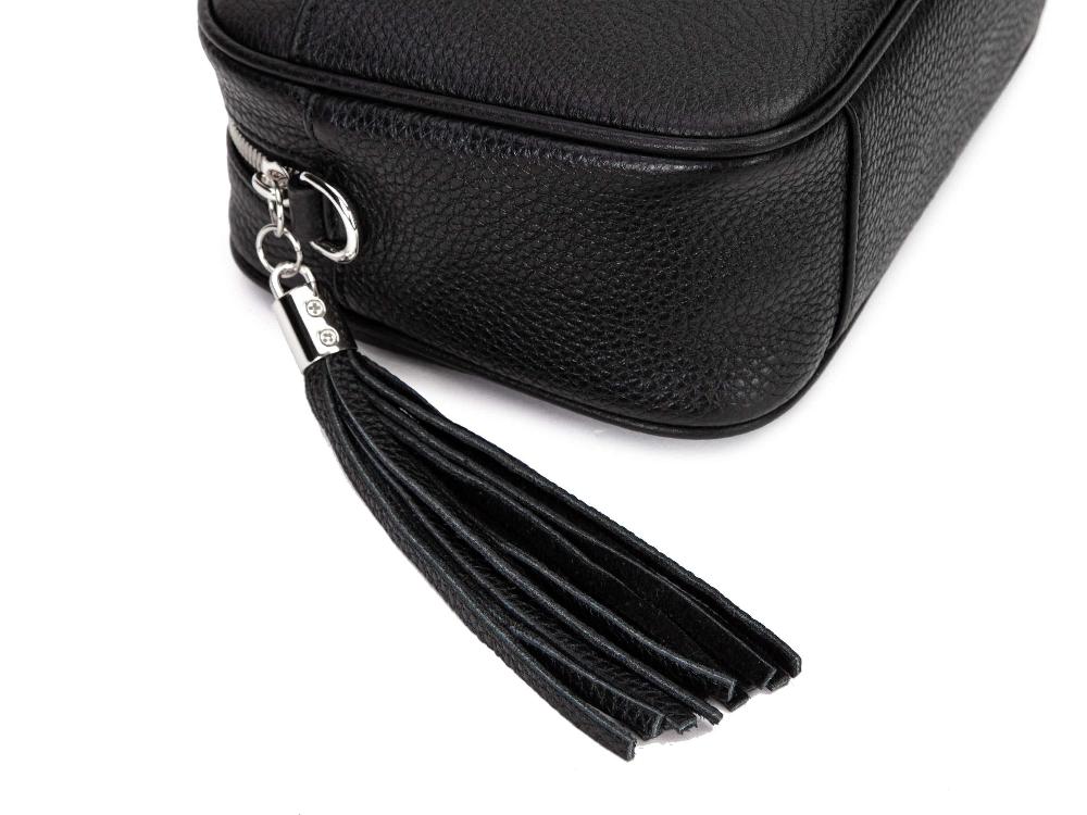 Bestie Crossbody Bag in Black Silver Crossbody Bag for Women Tottie
