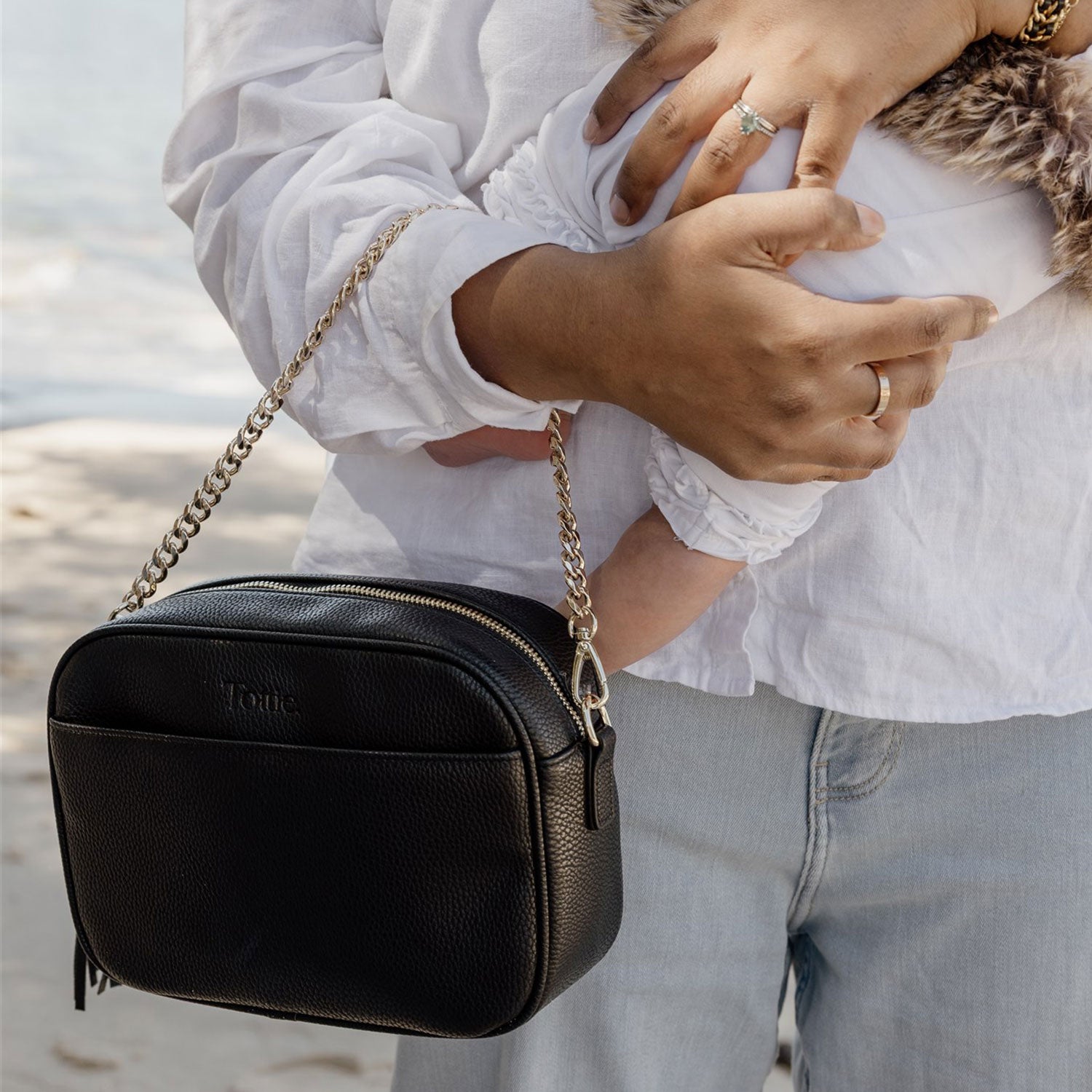 Work Bag Bundle in Black and Gold | Women's Work Bag | Tottie