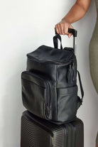 The Nappy Backpack in Black / Black