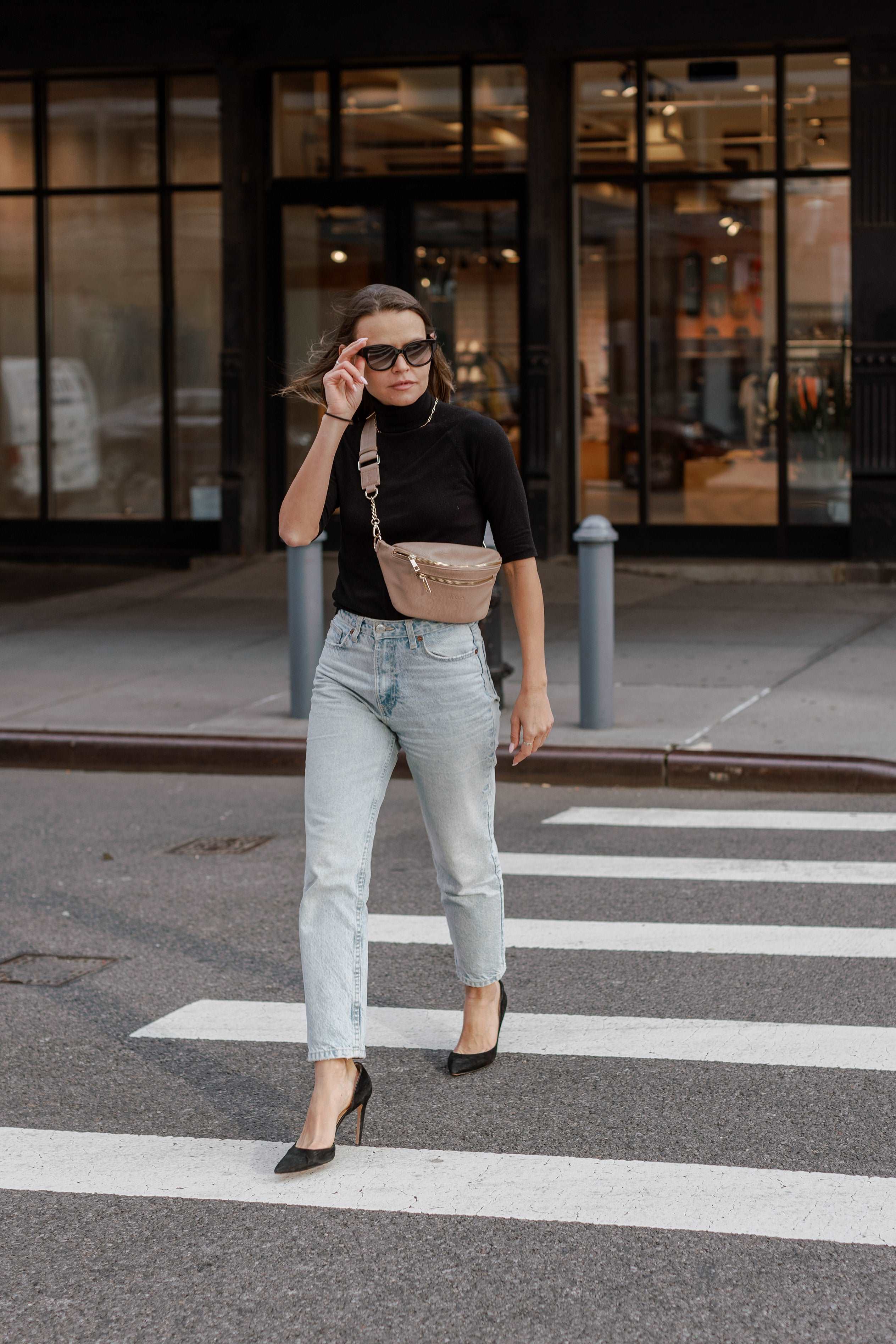 The Wing Woman Bum Bag Stone